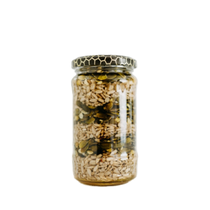 miere cu seminte de floarea sorelui stupina Santuctalis Timioara